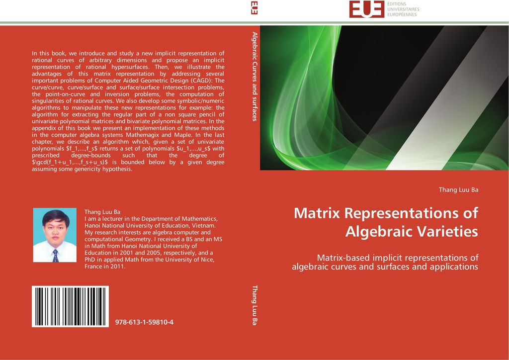 Matrix Representations of Algebraic Varieties