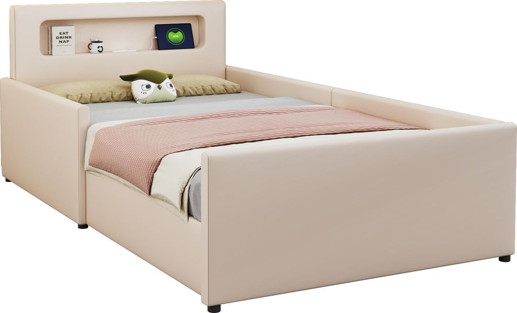 Letto imbottito per bambini 90x200 cm, Con luce notturna e Immagine del prodotto 