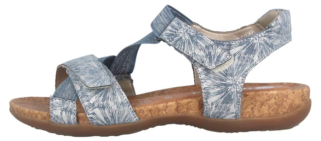 Komfort Sandalen für Damen in blau Produktbild 