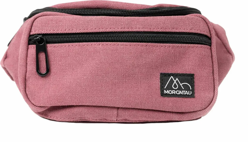 Marsupio Grande MORGNTAU Rio 2,9L | Tela Anti-Strappo Colore Lampone