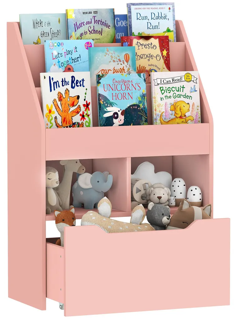 Solution rangement enfant contre le désordre avec casiers et tiroir