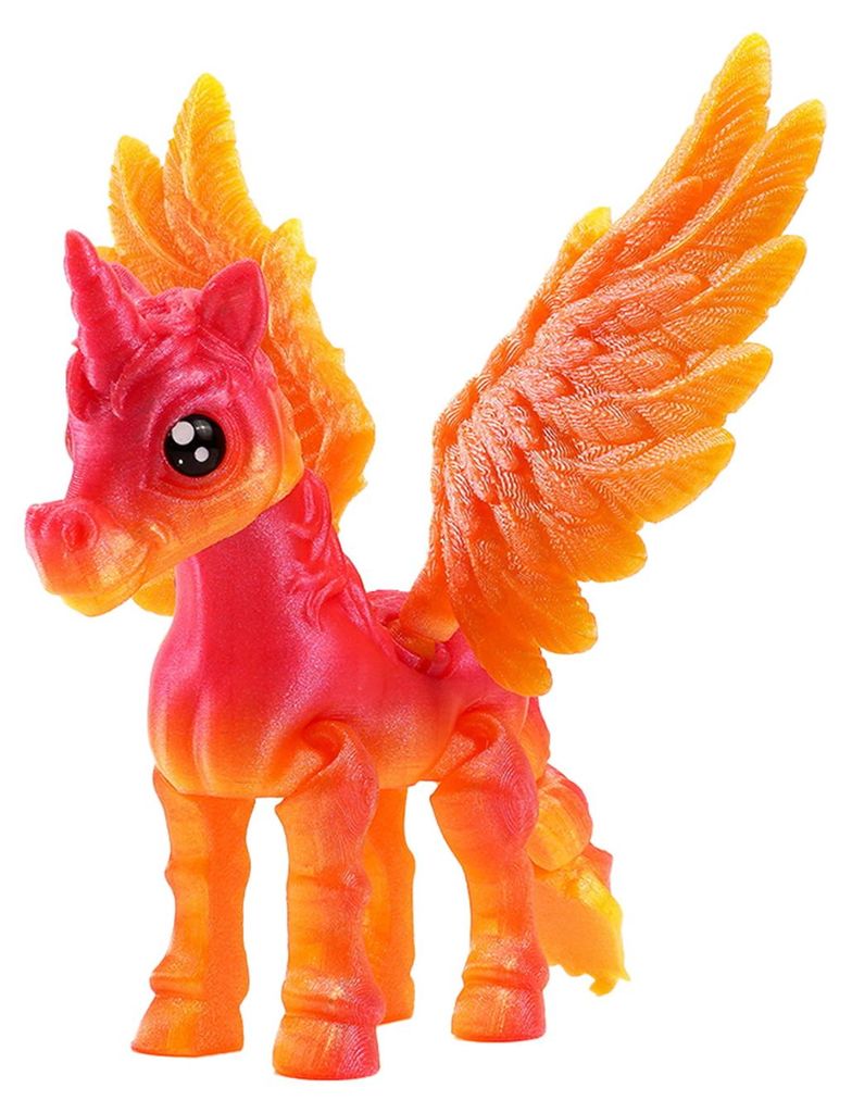 3D-gedrucktes Pferdeornament, bewegliches Pferd, geflügeltes Einhorn-Spielzeug, flexibles Tier-Fidget-Spielzeug mit beweglichen Gelenken, ideal zu...