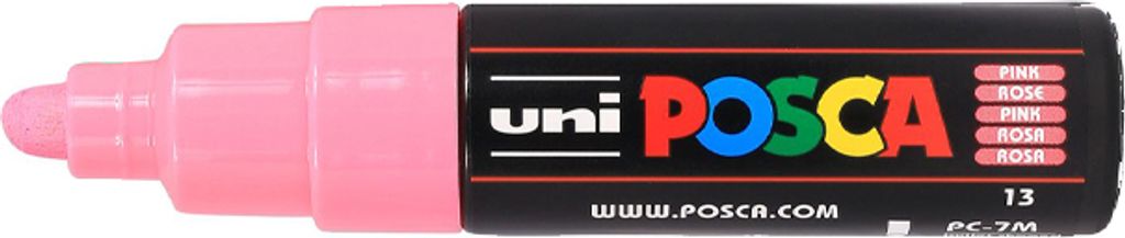 uni-ball Pigmentmarker POSCA (PC7M) rosa