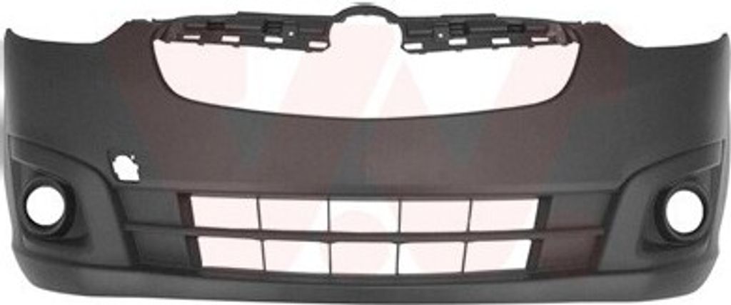 VAN WEZEL Stoßstange Stoßfänger für OPEL COMBO Kasten/Kombi (X12) Schwarz 3706571