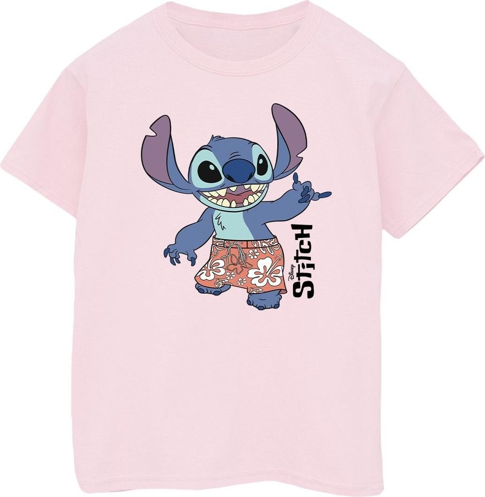 Disney - "Bermuda Shorts" T-Shirt für Mädchen BI23139 (104) (Babyrosa)