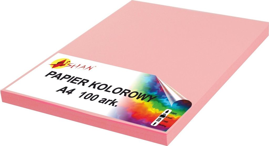 Farbpapier A4 80g rosa pastell 100 Blatt