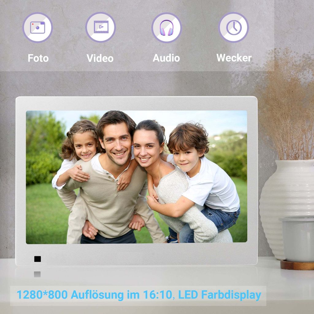 XORO CPF 10B1 - 10,1 Zoll Digitaler Bilderrahmen mit Produktbild 5