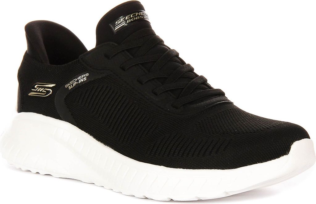 Skechers Bobs Sport Squad in Schwarz für Damen – 8 UK - 41 Produktbild 