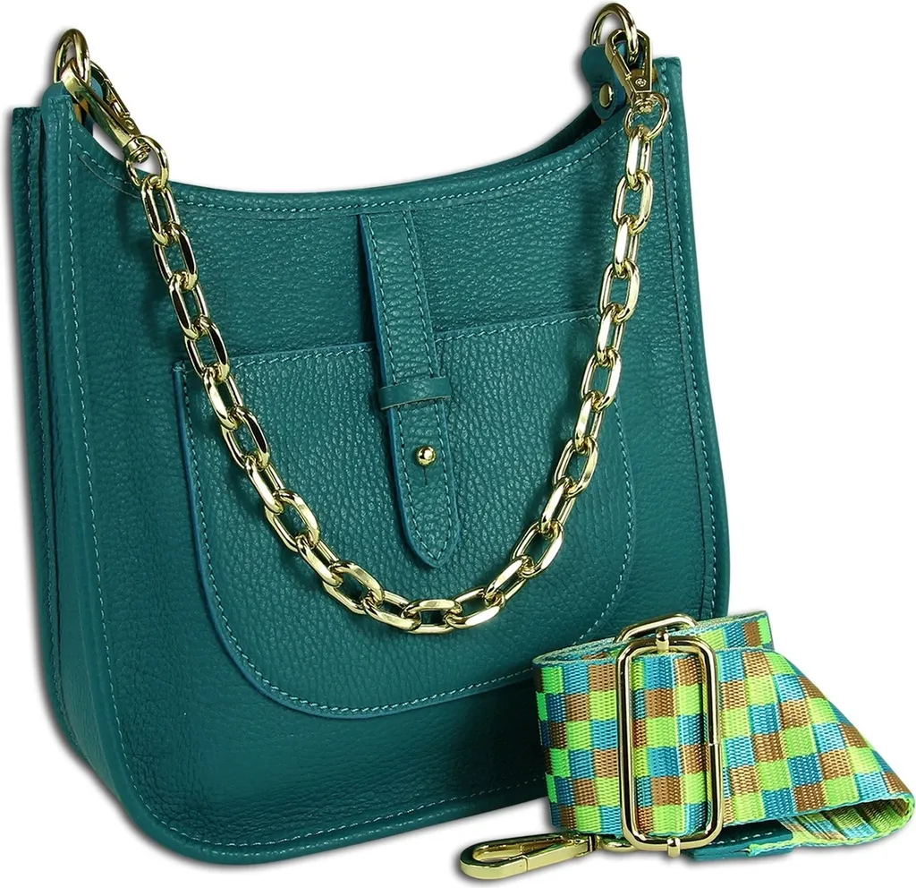 Toscanto Borse , Borsa City in pelle turchese OTT158UT