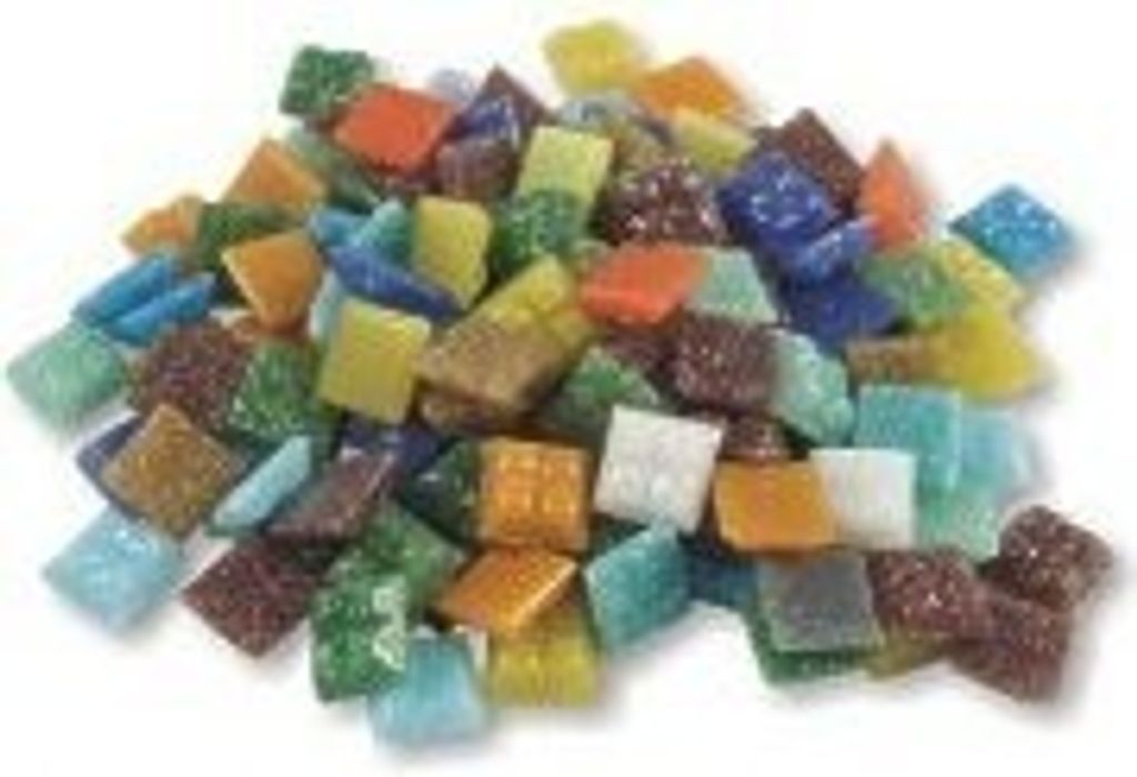 JOY-Mosaik, Mosaiksteine - Harlekin-Mix 20x20x4 mm, 1000 g