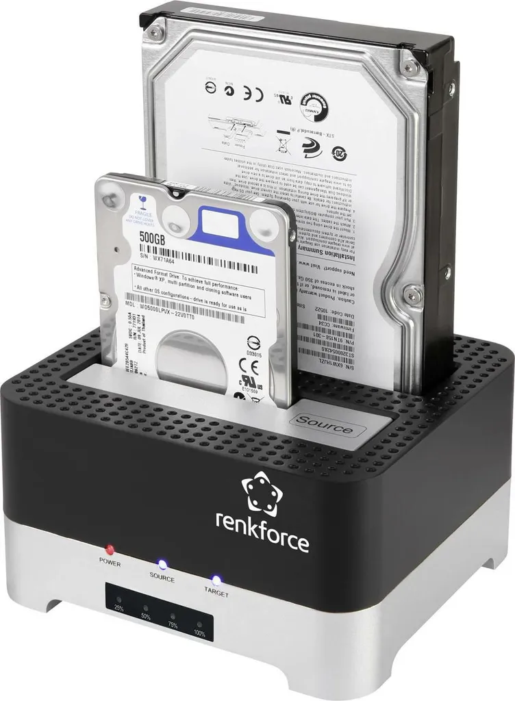 Station de Copie Disque Dur SATA Rapide avec Fonction Clonage Autonome