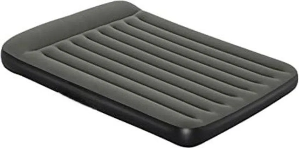 Matelas gonflable 2 places avec gonfleur électrique intégré Gris Anthracite