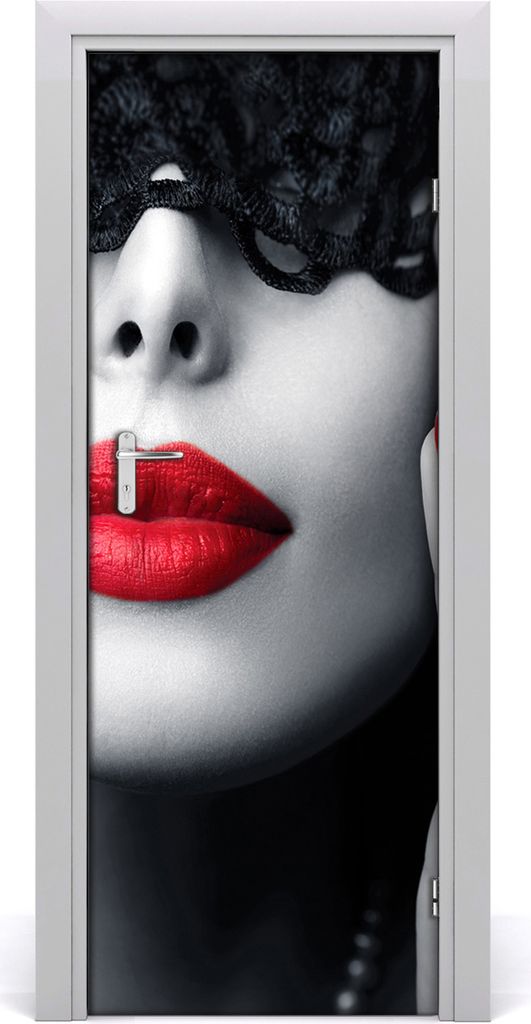 Tulup Türaufkleber 75x205 cm Dekorative Aufkleber Selbstklebend Wasserdichte Tapete Abnehmbar Schlafzimmer Wohnzimmer Wohnkultur - Spitzeschablone