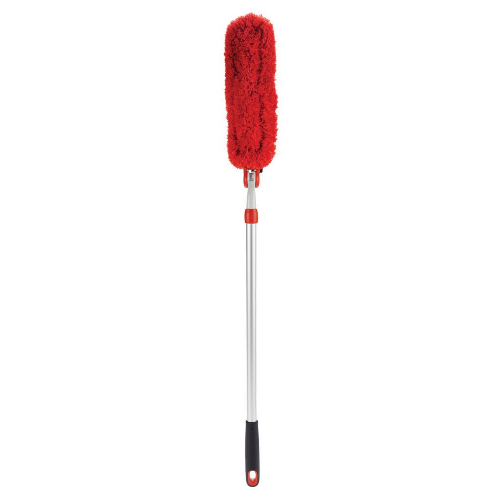 OXO Good Grips Mikrofaser-Staubwedel mit Teleskopstange