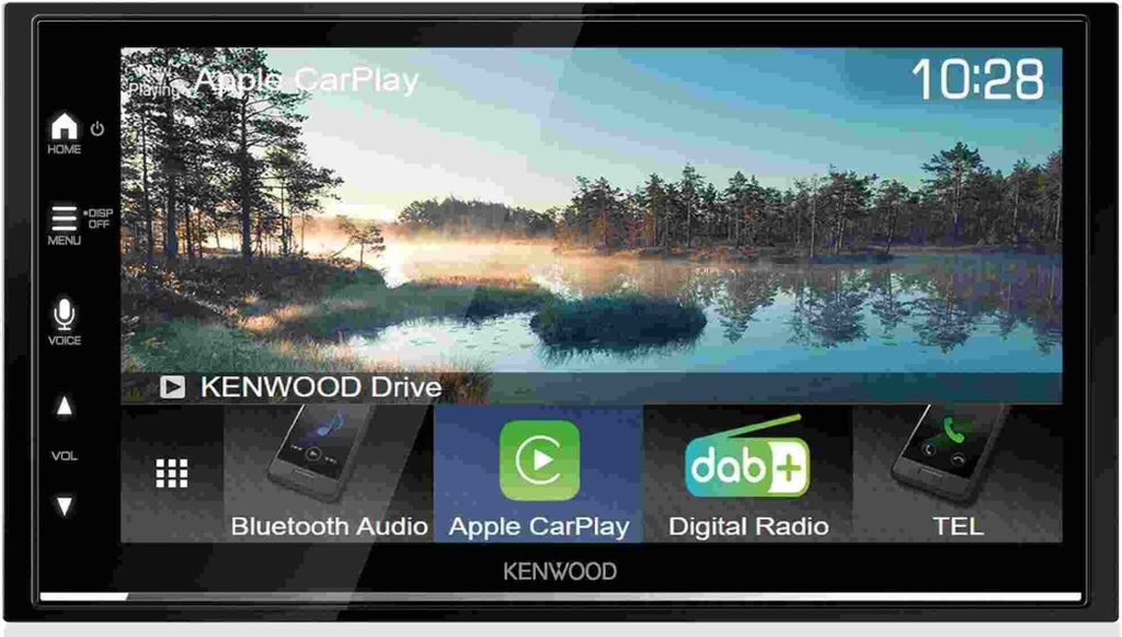 Kenwood DMX7722DABS, Schwarz, 2 DIN, NTSC, PAL, AAC, FLAC, Produktbild 