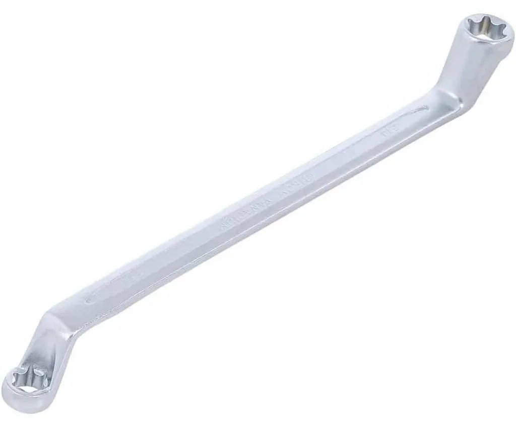 Clé Polygonale Double E14 x E18 D-Work en Acier Résistant de Haute Qualité