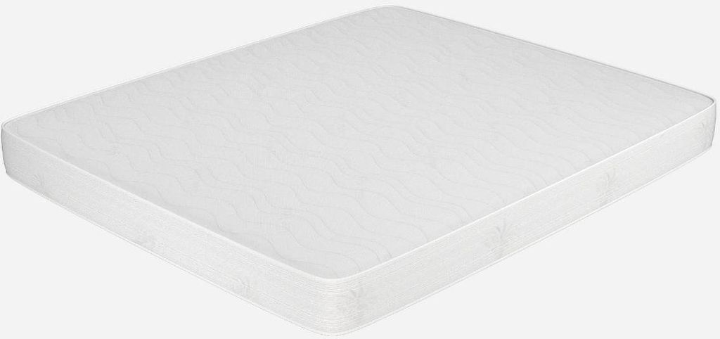 A white mattress on a white background.