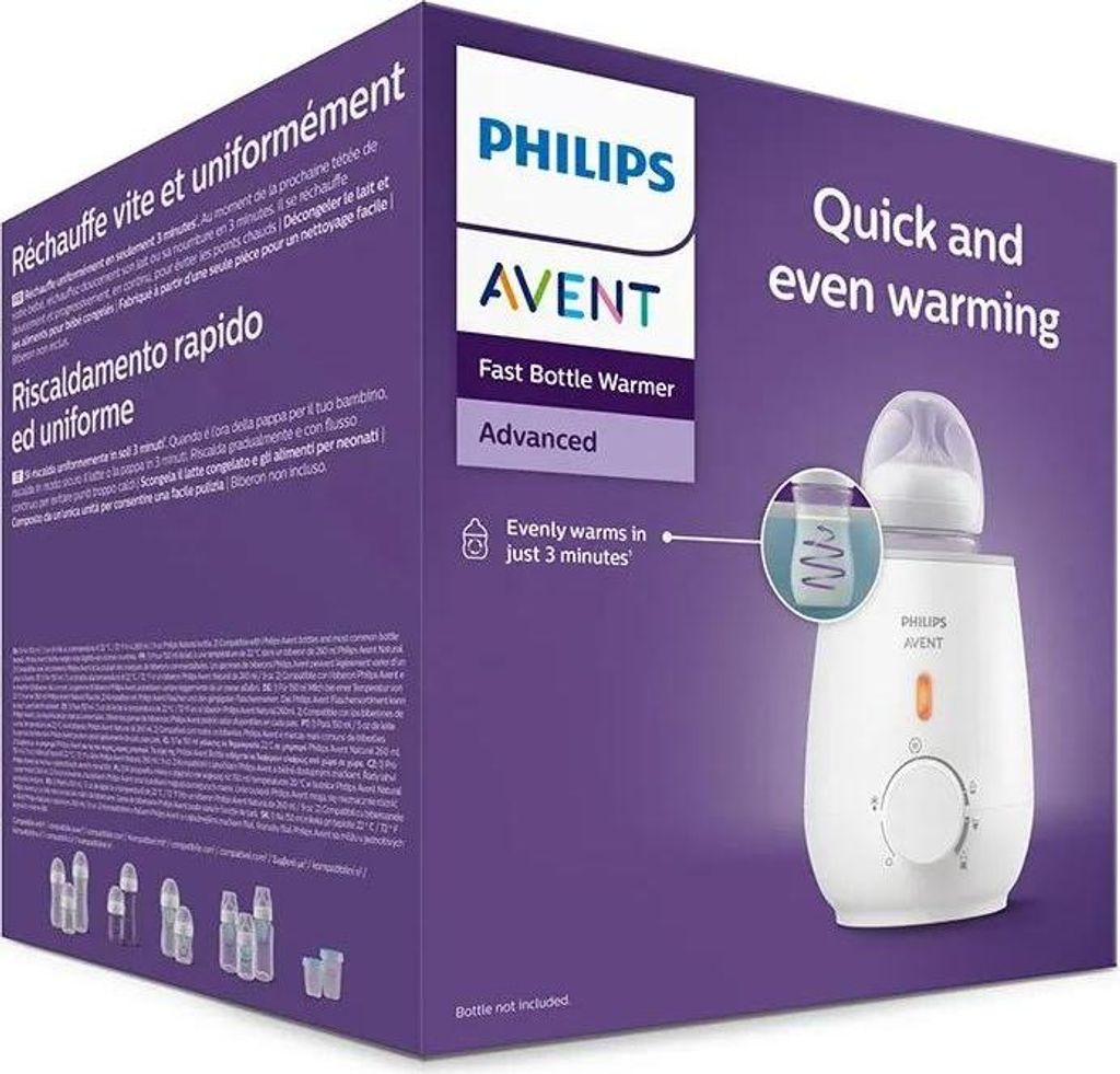 Philips AVENT Advanced SCF355/09 Schneller Flaschenwärmer, Produktbild 