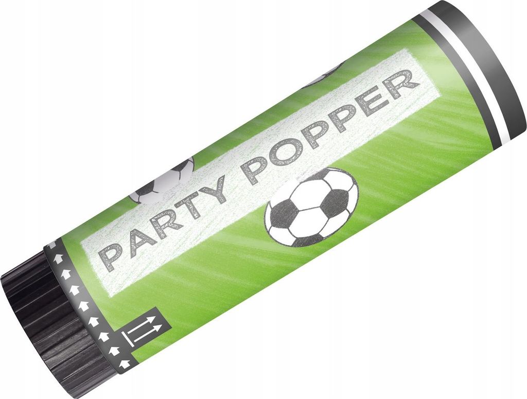 2 Fußball Kicker Party Konfettikanonen