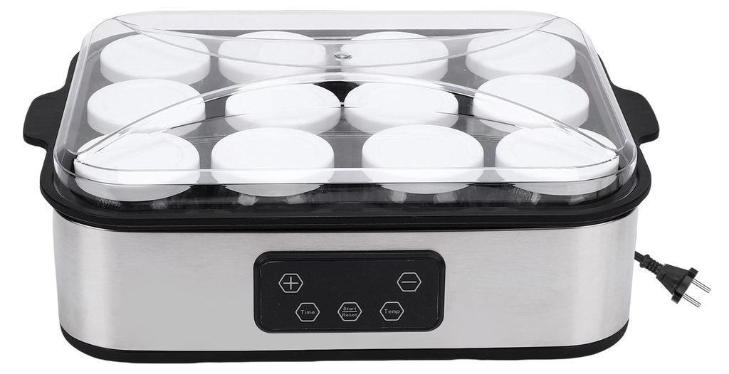Elektrische yoghurtmaker, instelbaar van 0 tot 48 uur, met Productafbeelding 