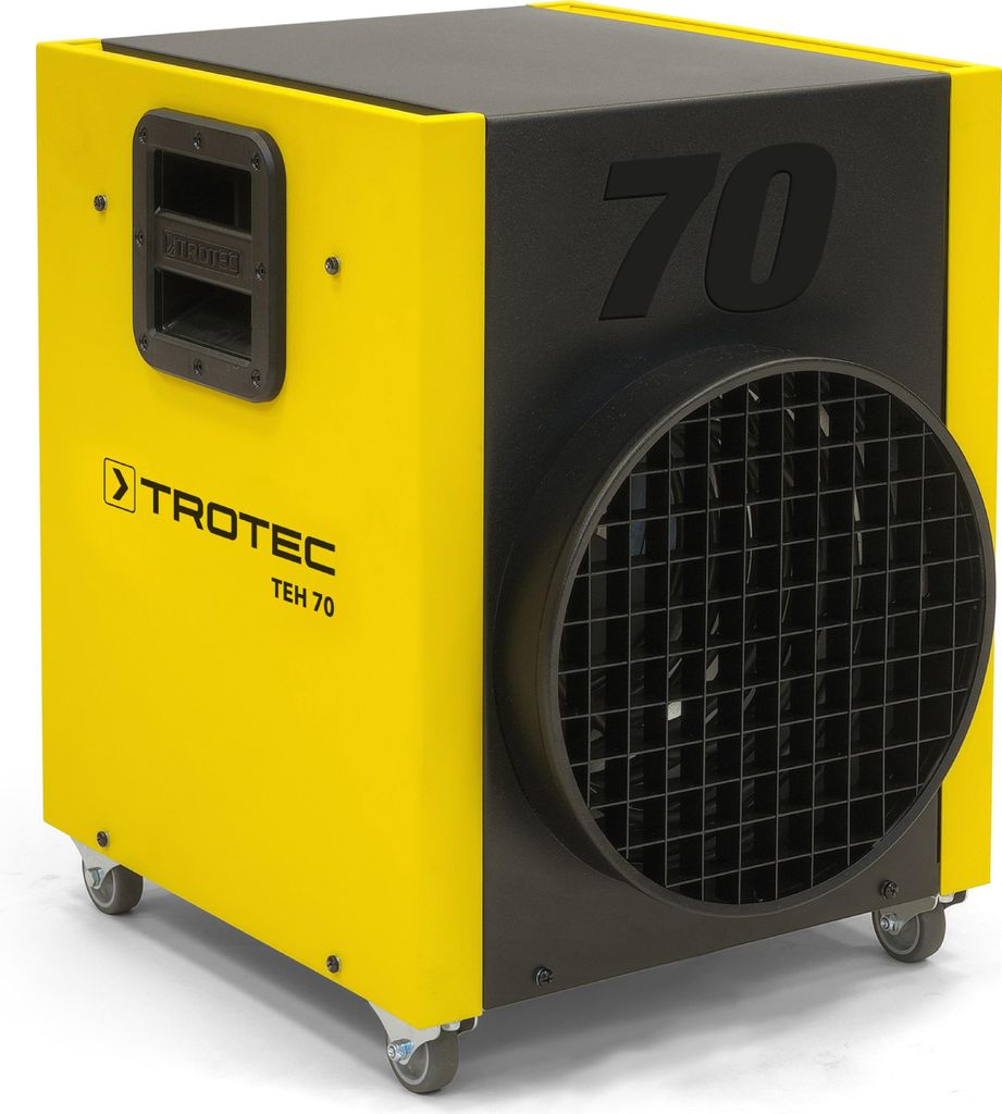 TROTEC TEH 70 Elektroheizer, Bauheizer mit 12 kW, widerstandsfähiger Schutzlackierung, extrem wartungsfreundliche Bauart