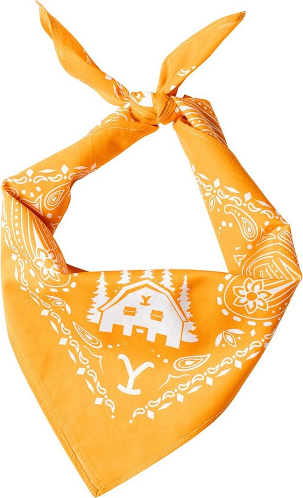 Stars & Stripes Bandana Westernhalstuch »YELLOWSTONE« Gelb