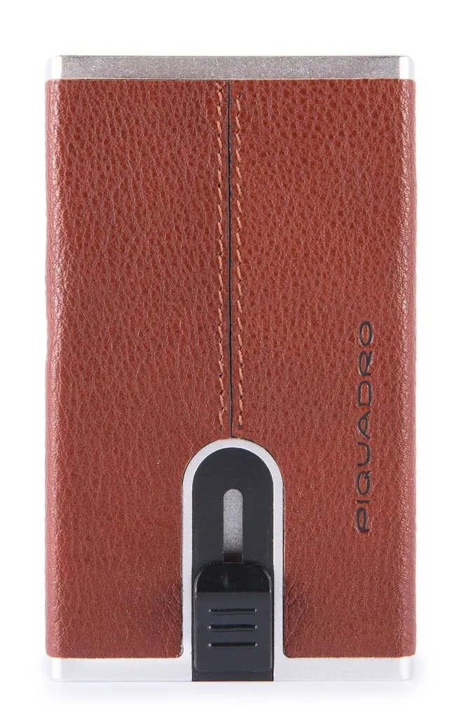 Piquadro Black Square Portafoglio Cuoio Nero RFID - Eccellenza Italiana