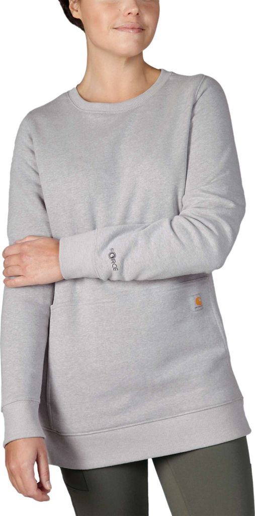 Carhartt RELAXED FIT LIGHTWEIGHT SWEATSHIRT 105468, Farbe:asphalt heather, Größe:S
