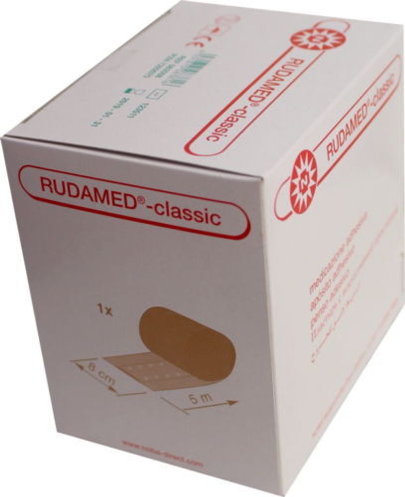 Rudamed CLASSIC 8cm x 5m Pansement adhésif rapide Pansement Image du produit 