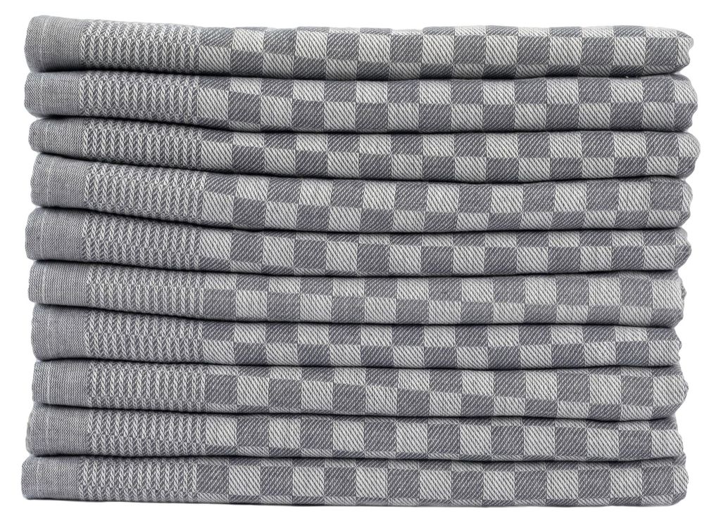 10er Set Luxus Grubentücher 50x70 cm 100% Baumwolle 210 gsm Produktbild 
