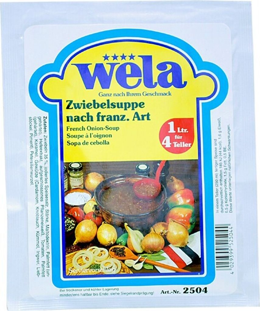 WELA - Zwiebelsuppe nach franz. Art