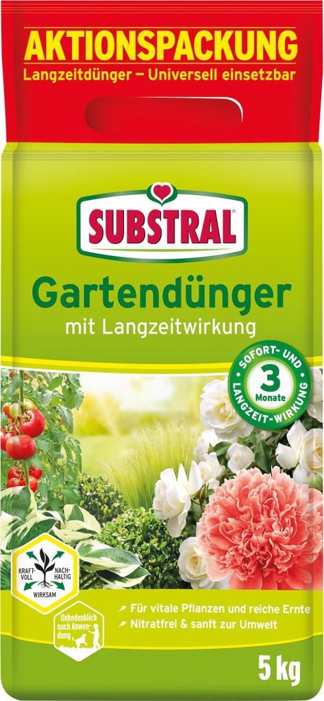 Concime da giardino a lenta cessione Substral 5 kg per Immagine del prodotto 