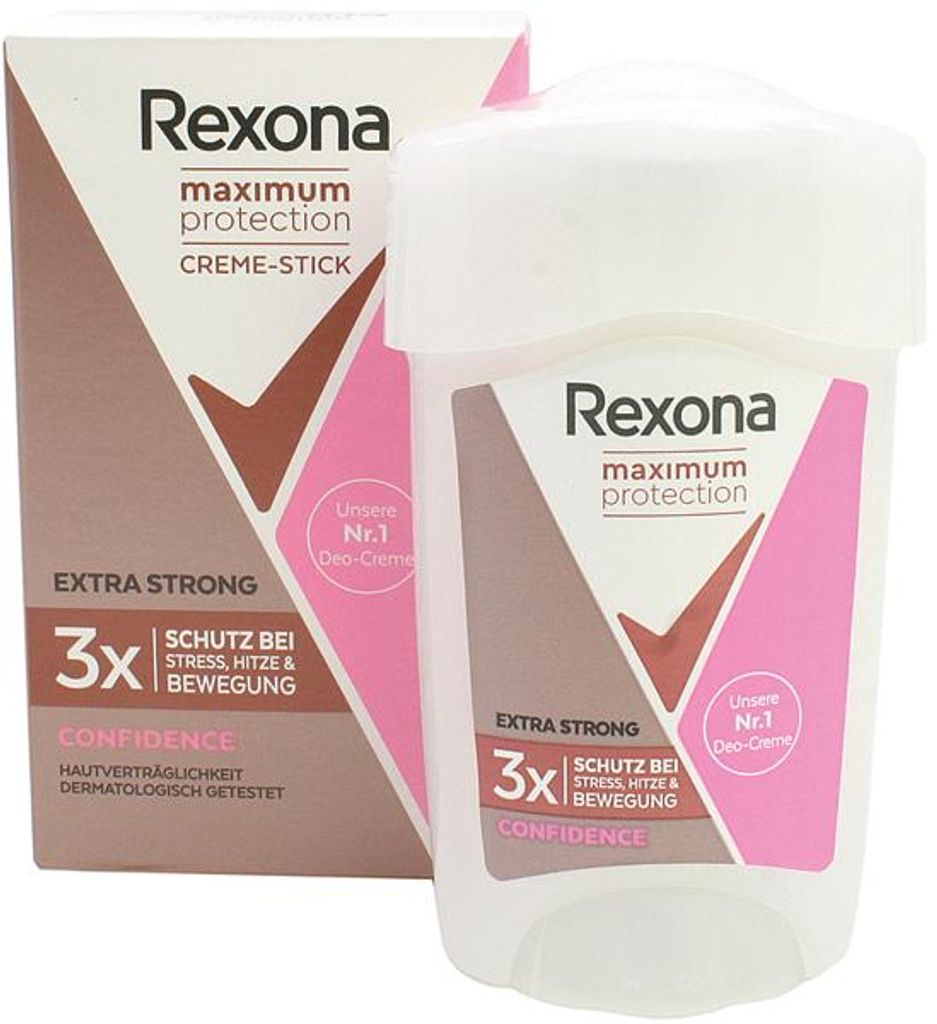 Rexona Maximum Protection Confidence 45ml, Frauen, Antitranspirant, Spray-Deodorant, Stab, 45 ml, normale Haut