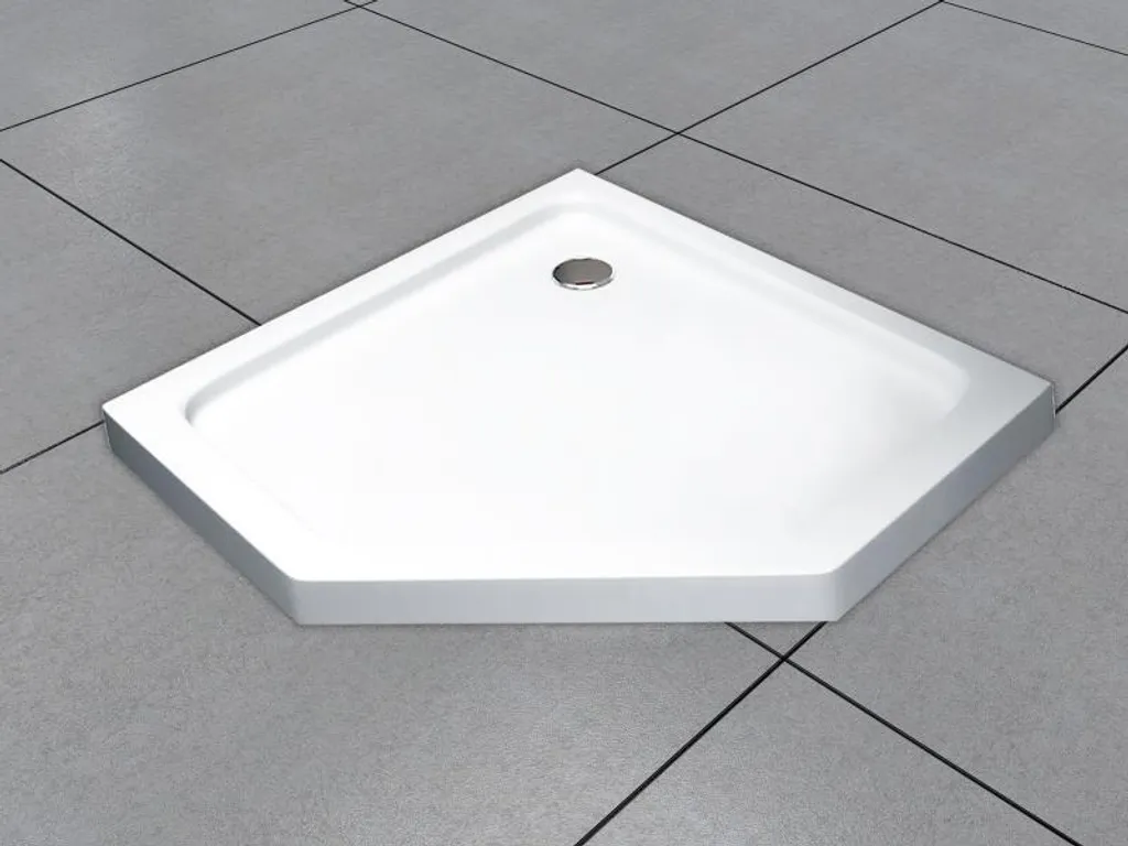 Piatto Doccia Professionale 90x90 Pentagono Glaswerk Westfalen DT