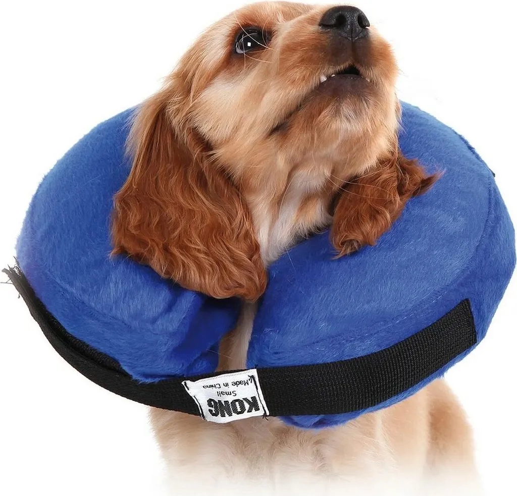 KVP Kong Cloud Collare Protettivo Gonfiabile per Cani Blu - Comfort Post-Op - 1