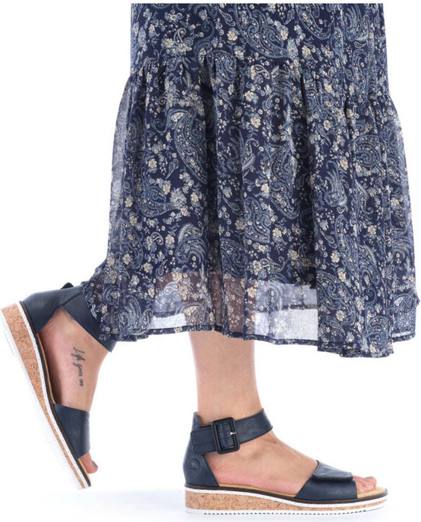 Rieker Damen Sandalen geschlossene Ferse Klettverschluss Produktbild 36