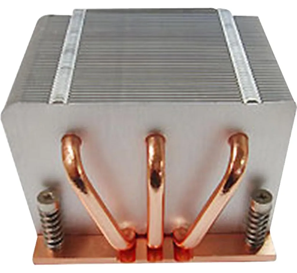 Inter-Tech K-618 Radiateur CPU Passif 2U - Refroidissement Silencieux - 2