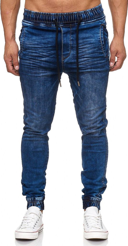 Tazzio Herren Jeans Regular Fit im Jogger-Stil 17504 Blau M Produktbild 3