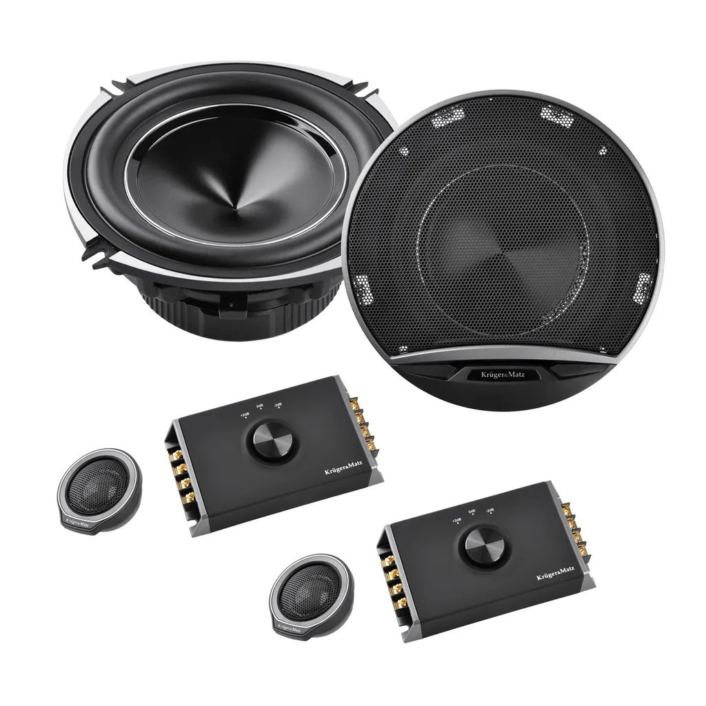 Kit enceintes auto 13cm 100W avec haut-parleurs basses et aigus précis