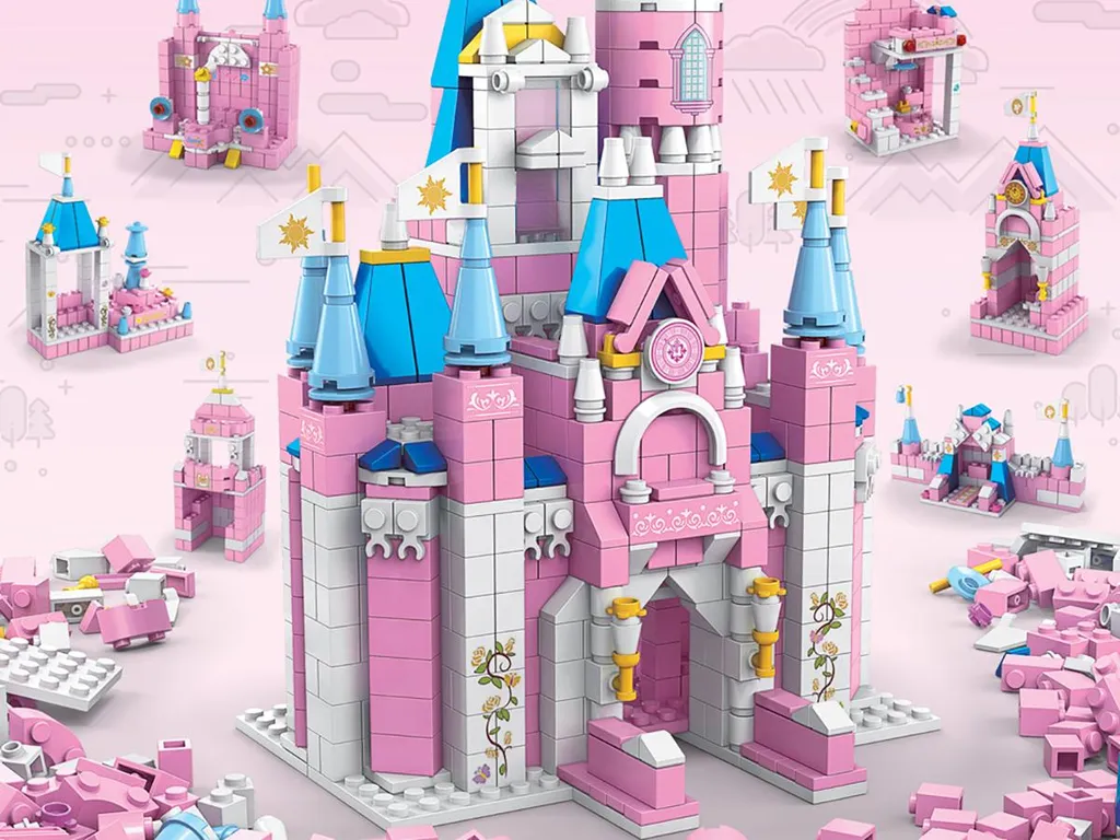 Idée Cadeau : Château de Princesse à Construire 1000 pièces 6 modèles - 3