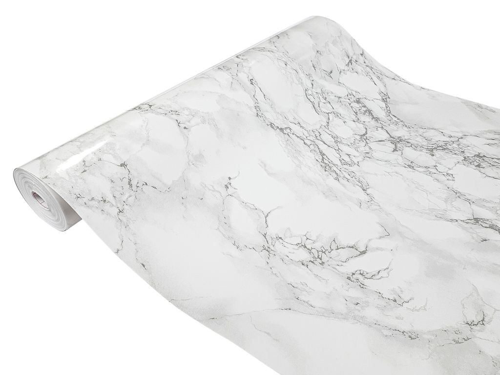 Klebefolie Möbel 67x1500 cm - Marmi Grau - Selbstklebende Möbelfolie im Deko-Stil - Klebefolie für Möbel ideal für Küche, Bad und DIY Projekte