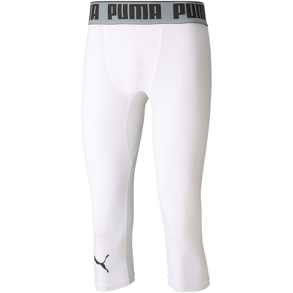 Puma Basketball Compression 3/4 Hose Herren weiß Gr XXL