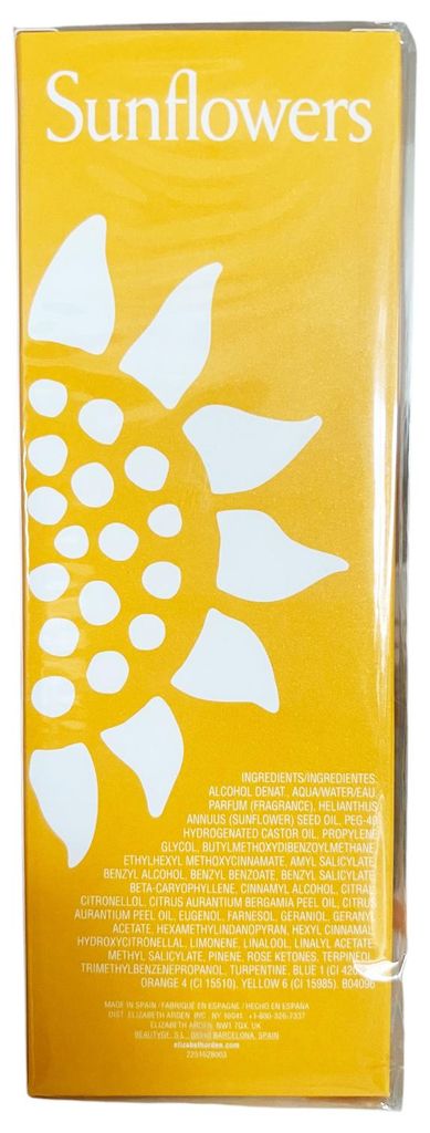 Elizabeth Arden Sunflower, Frauen, 100 ml, Bergamotte, Produktbild 