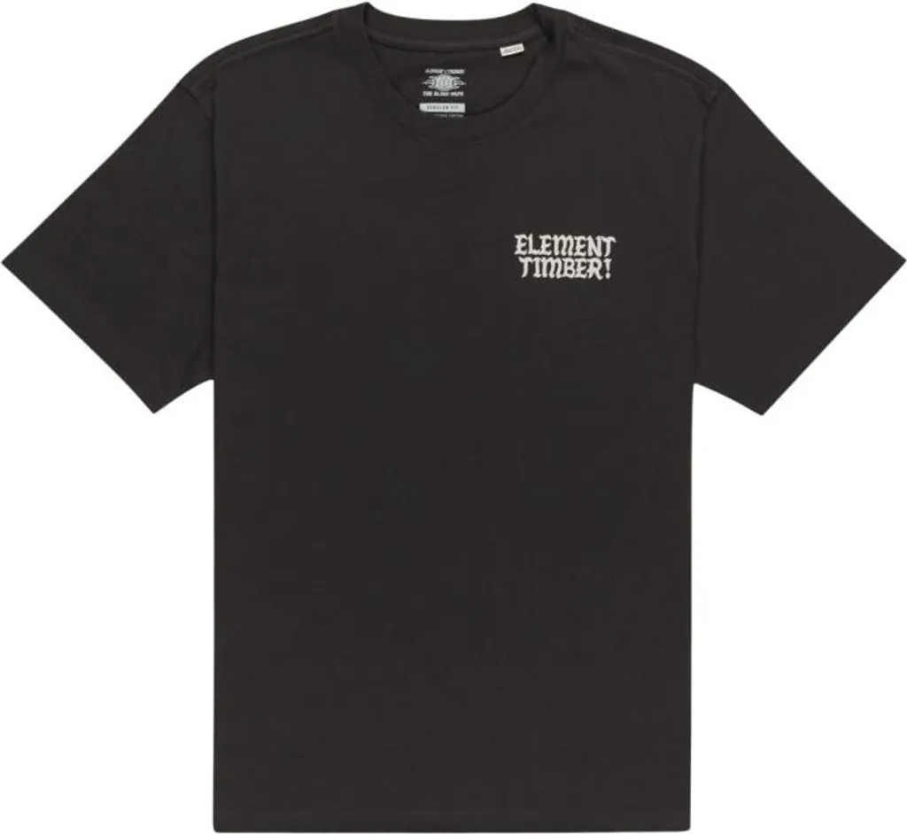 T-shirt Skate Element Timber Jester SS Off Black M - Confort au quotidien