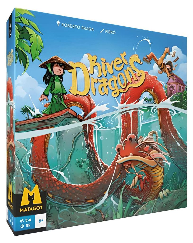 Asmodee River Dragons, Brettspiel, 8 Jahr(e), 25 min