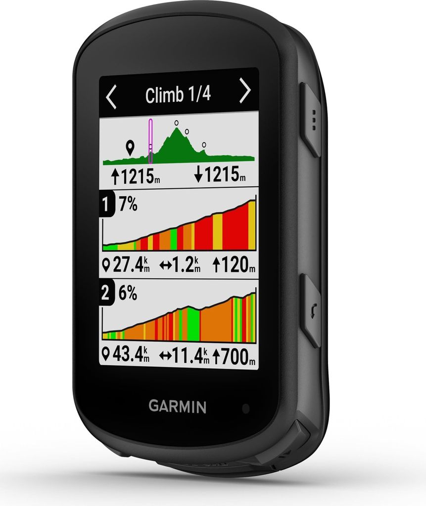 Garmin Edge 840 Solar GPS Fahrradcomputer, inkl. Aero Lenkerhalterung