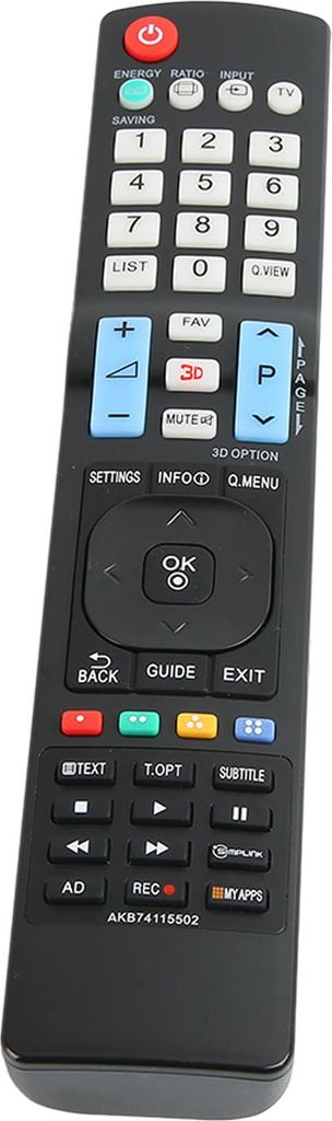 Fernbedienungsersatz für LG 32LS5700, 42LS5700, 47LS5700, 55LS5700, 42LG20, 42LG20UM, 42PM4MWA, 42WS10BAAL, 4341506