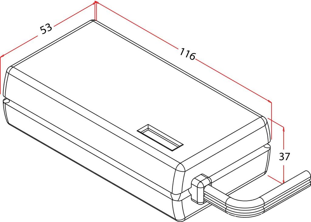 Alboy Trafo-Gleichrichter EA700 für meherer Motorschlösser 116x53x37 mm 12V DC
