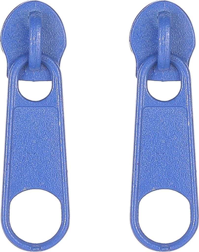 Paar Ohrstecker, Reißverschlussform, plattiert, Schmuck, Cartoon-Bonbon-Farben-Ohrstecker für Party-Blau