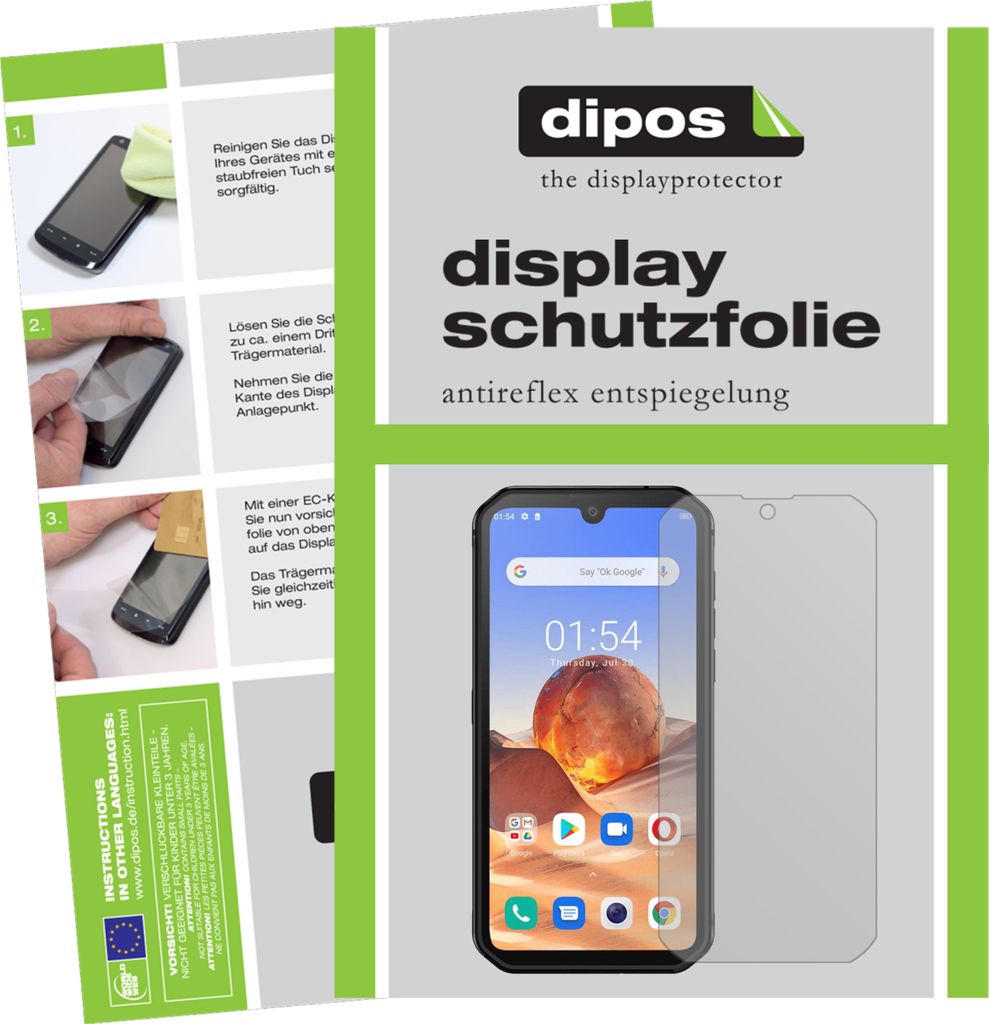 5x Schutzfolie für Blackview BV9900E Display Folie matt Displayschutzfolie